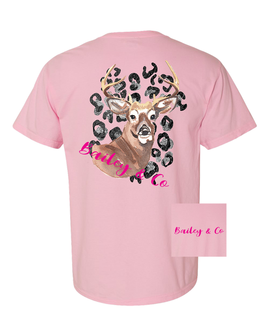 Leopard Buck Tee