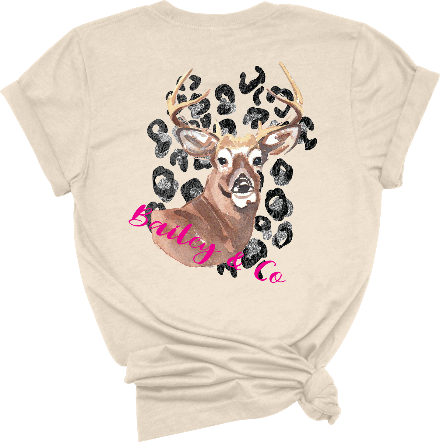 Leopard Deer Tee