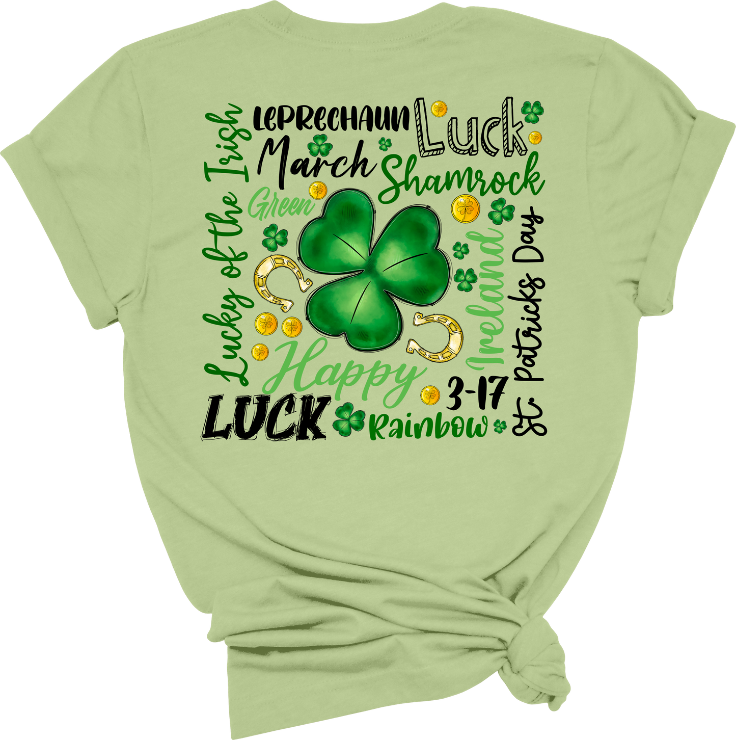 St Patricks Day Typography Tee