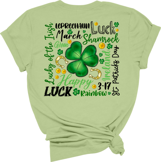 St Patricks Day Typography Tee